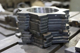 Custom metal machine parts from Mineral Fabrication.