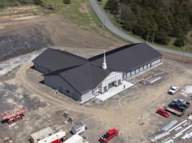 Construction of Peterburg Church by Mineral Fabrication.